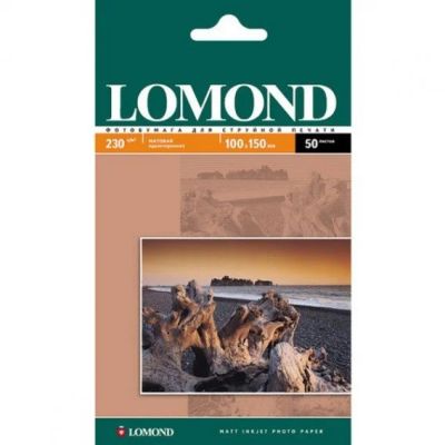 Лот: 14291990. Фото: 1. Бумага Lomond матовая 10х15, 230г... Фотобумага, плёнка