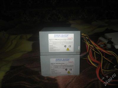 Лот: 1450390. Фото: 1. 2 Блока питания (Power Master). Корпуса, блоки питания