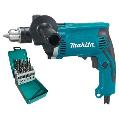Лот: 6846387. Фото: 1. Дрель ударная Makita НР1630KX2... Электроинструмент