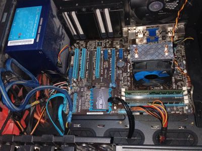 Лот: 23962955. Фото: 1. Материнская плата z77 asus + комплектующие. Шлейфы, кабели, переходники