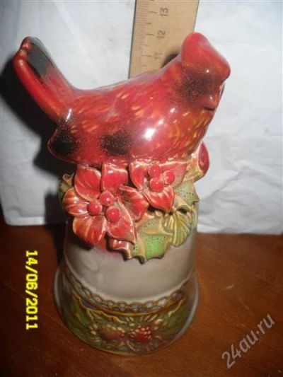 Лот: 1020566. Фото: 1. Птичка,колокольчик,. Сувенирные мелочи