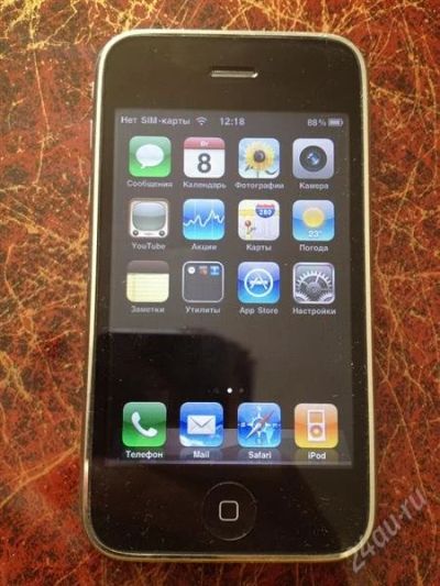 Лот: 1798430. Фото: 1. Оригинальный Apple iPhone 3G 8gb... Смартфоны