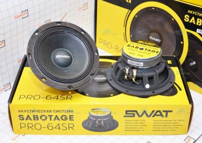 Лот: 8764416. Фото: 1. Swat SP PRO-64SR СЧ-динамики 6... Акустика автомобильная