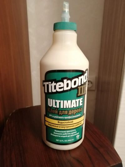 Лот: 20789514. Фото: 1. Клей для дерева Titebond III Ultimate. Клеи, герметики, пена монтажная, клейкие ленты