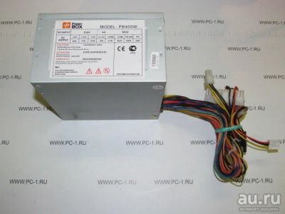Лот: 15145310. Фото: 1. Блок питания PowerBox PB400W 24... Корпуса, блоки питания