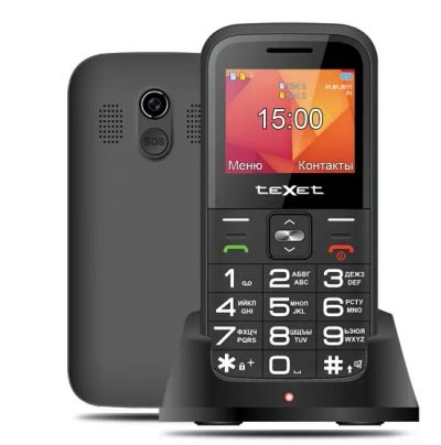 Лот: 24947635. Фото: 1. Сотовый Texet TM-B418 Black 2sim... Кнопочные мобильные телефоны