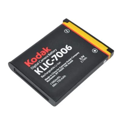Лот: 5900312. Фото: 1. Li-Ion аккумулятор KODAK KLIC-7006. Аккумуляторы, зарядные