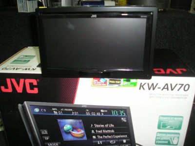 Лот: 12106452. Фото: 1. магнитола JVC 2din kw-av70. Автомагнитолы