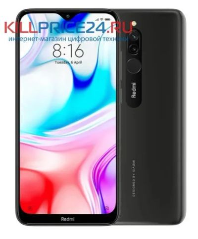Лот: 16419053. Фото: 1. Xiaomi Redmi 8 4/64GB, черный... Смартфоны