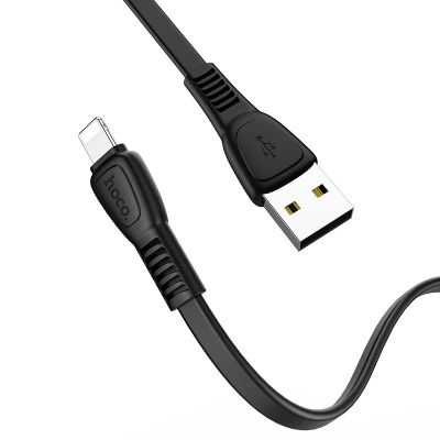 Лот: 16648207. Фото: 1. Кабель USB 2.4А HOCO X40 Черный... Дата-кабели, переходники