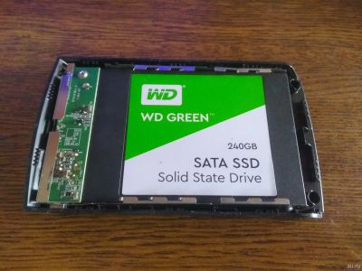 Лот: 16055637. Фото: 1. Внешний ssd накопитель wd green... SSD-накопители