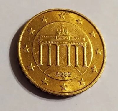 Лот: 25850497. Фото: 1. Германия 10 евроцентов 2002 двор... Германия и Австрия