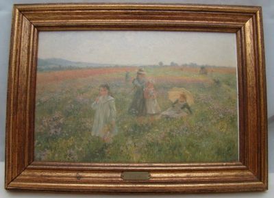 Лот: 15507415. Фото: 1. Картина репродукция Emil Czech... Другое (антиквариат)