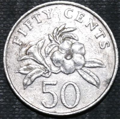 Лот: 12625410. Фото: 1. Экзотика с рубля (15907) Сингапур. Остальные страны