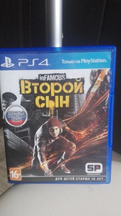 Лот: 10423006. Фото: 1. InFamous: Второй сын. Диск для... Игры для консолей