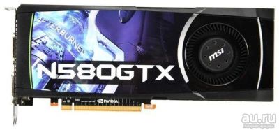 Лот: 12987911. Фото: 1. MSI GTX 580. Видеокарты