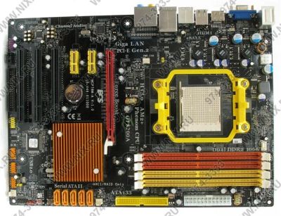 Лот: 2159814. Фото: 1. Материнская плата Elitegroup GF8200A... Материнские платы