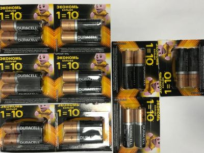 Лот: 14996753. Фото: 1. Батарейка Duracell AA. Батарейки, аккумуляторы, элементы питания