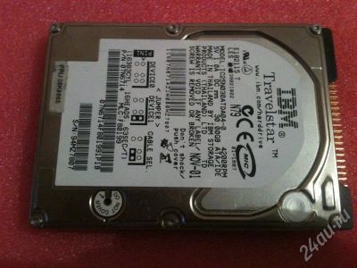 Лот: 603625. Фото: 1. HDD IBM 2.5" 30GB IDE. Жёсткие диски (HDD)