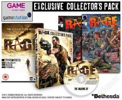 Лот: 2476790. Фото: 1. Rage Collector's pack Xbox 360. Игры для консолей