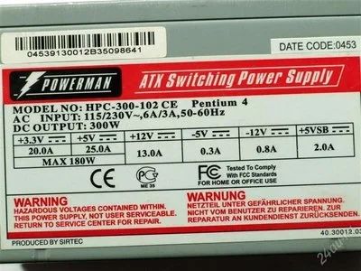Лот: 935799. Фото: 1. PowerMan HPC-300-102CE от SIRTEC. Корпуса, блоки питания