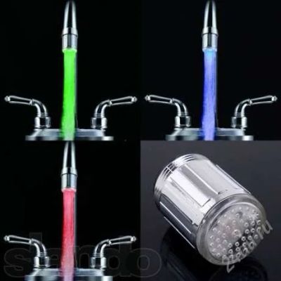 Лот: 1982349. Фото: 1. LED Подсветка на кран. Сувенирные мелочи