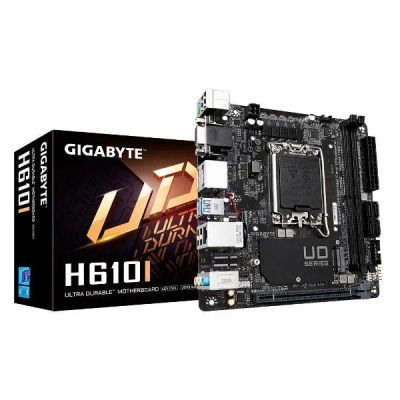 Лот: 25307841. Фото: 1. Материнская плата GIGABYTE H610I. Материнские платы