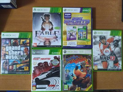 Лот: 15612796. Фото: 1. 6 дисков xbox 360. Игры для консолей