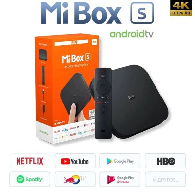 Лот: 19061839. Фото: 1. Xiaomi mi tv box s 4k. Цифровое, спутниковое ТВ