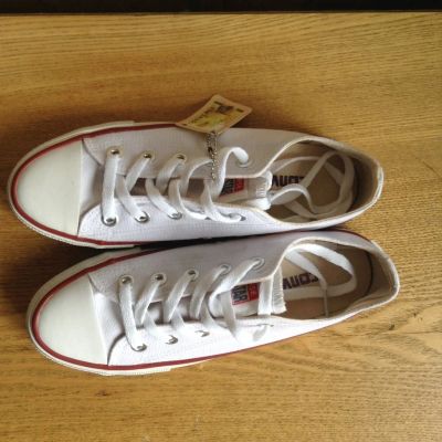 Лот: 5397927. Фото: 1. Кеды Converse новые! 38р.(белые... Кеды, кроссовки, слипоны