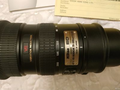 Лот: 13296629. Фото: 1. Объектив Nikon Nikkor AF-S VR... Объективы
