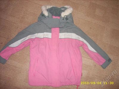 Лот: 500606. Фото: 1. зимний комбинезон для девочки. Другое (дети растут)