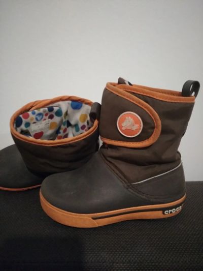 Лот: 13385411. Фото: 1. Crocs сапоги 25 размер. Ботинки