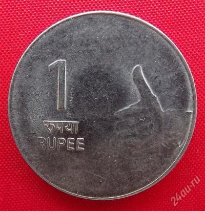 Лот: 2555381. Фото: 1. (№2094/LF) 1 рупия 2008 (Индия... Азия