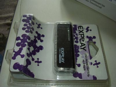 Лот: 3217350. Фото: 1. Usb 4port хаб. Платы расширения, контроллеры, доп. порты