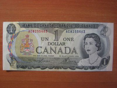 Лот: 4536108. Фото: 1. Канада 1 доллар 1973 года. Отличное... Америка