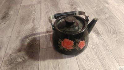 Лот: 12998980. Фото: 1. Чайник эмалированный. Чайники, кофемашины, кулеры