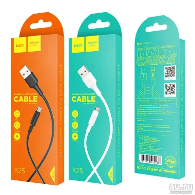 Лот: 19616957. Фото: 1. USB кабель MicroUsb Hoco X25 2A... Дата-кабели, переходники