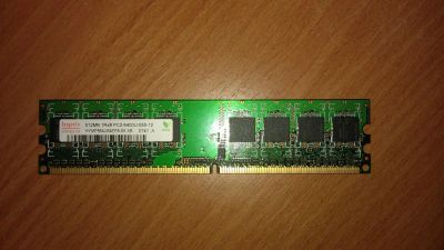 Лот: 4615386. Фото: 1. Hynix 512Mb DDR2 1Rx8 PC2-6400U-555-12. Оперативная память