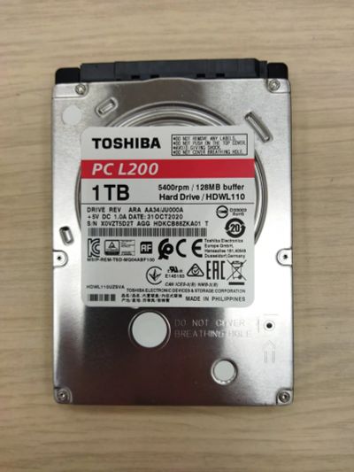 Лот: 19931135. Фото: 1. Жесткий диск 2,5" 1Tb Toshiba... Жёсткие диски (HDD)