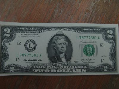 Лот: 16183551. Фото: 1. США 2 доллара 2013 года. 78777581... Америка