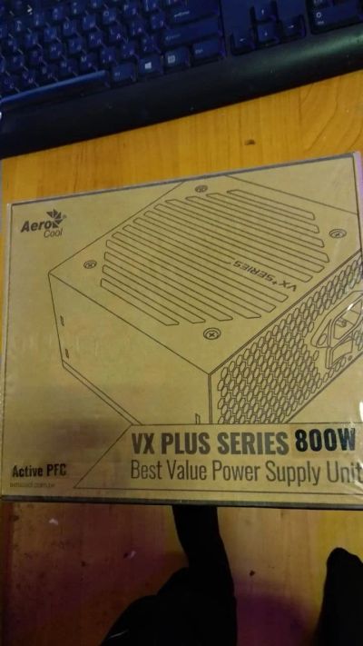 Лот: 18600032. Фото: 1. БП Aerocool VX Plus 800W. Корпуса, блоки питания