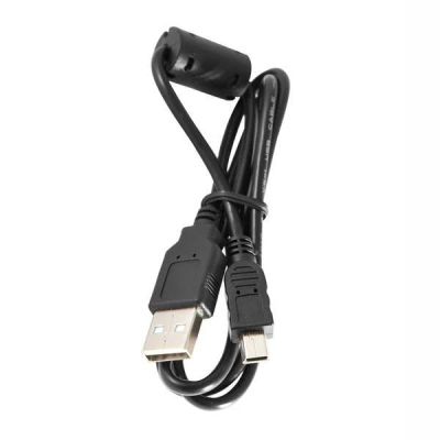 Лот: 15304319. Фото: 1. Кабель 1.5(м) Mini USB-USB с фильтром. Шлейфы, кабели, переходники