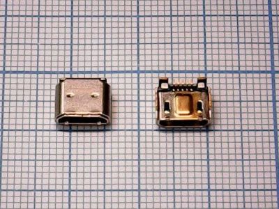 Лот: 12287278. Фото: 1. Системный разъём №109 micro-USB... Разъёмы