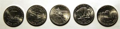 Лот: 2670173. Фото: 1. США. 5 центов 2004 - 2006 г D... Наборы монет