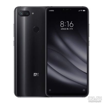 Лот: 12733220. Фото: 1. Xiaomi Mi 8 Lite (Mi8 Lite) черный... Смартфоны