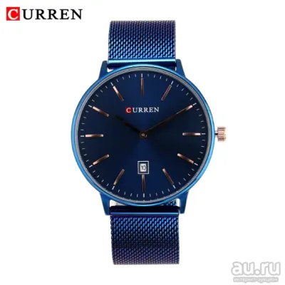 Лот: 19162505. Фото: 1. Часы Curren 8302 Blue. Другие наручные часы