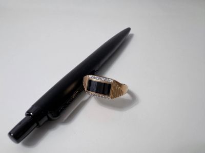 Лот: 25881055. Фото: 1. Кольцо золотое мужское. Кольца, перстни