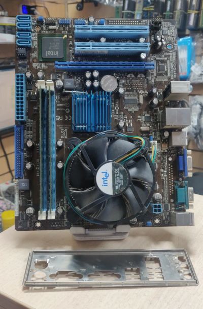 Лот: 21065600. Фото: 1. Комплект 4ядра/Q8300/4GbDDR3/P5G41-MLX2... Комплекты запчастей