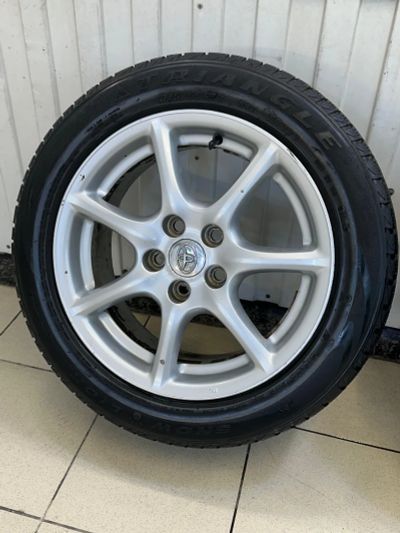 Лот: 24341668. Фото: 1. Диски Toyota + резина зимняя R17... Диски